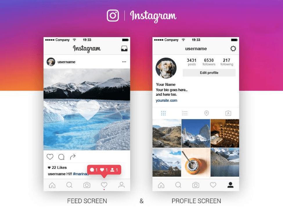 Pack de 5 Postes pour vos pages FACEBOOK ou INSTAGRAM en 2 jours - portfolio - 0