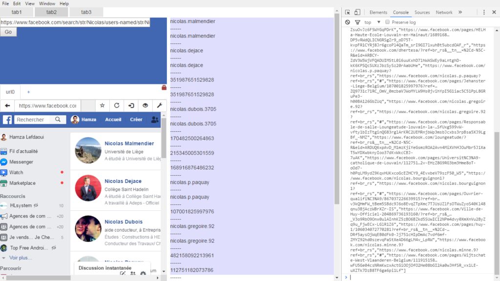 Coder des outils de manipulation du web (Publicité, tâches..) exp:Facebook - portfolio - 0