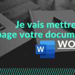Je vais faire le mise en page de votre document word