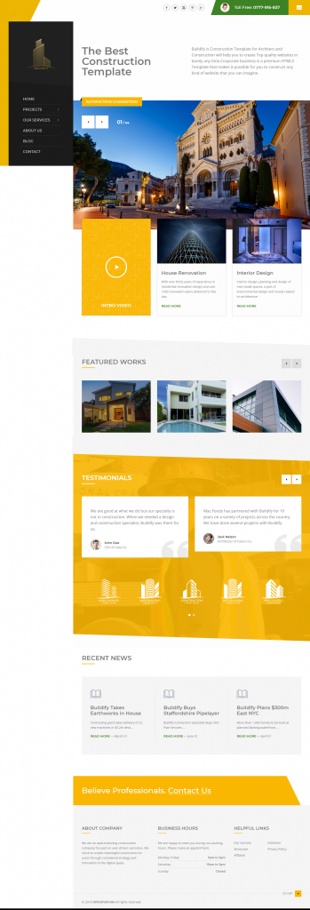 Je vais creer votre site Web an 15 jours - portfolio - 2