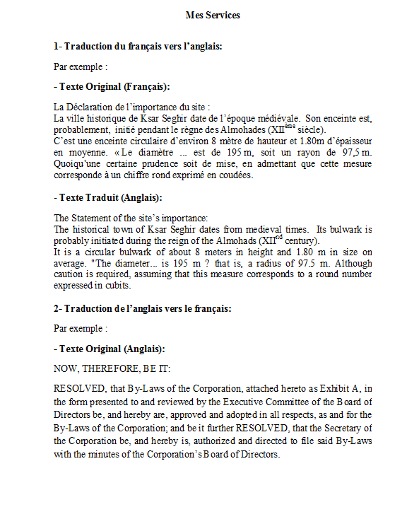 Traduction - portfolio - 0