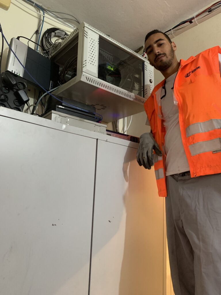 Installation des caméras de surveillance - portfolio - 2