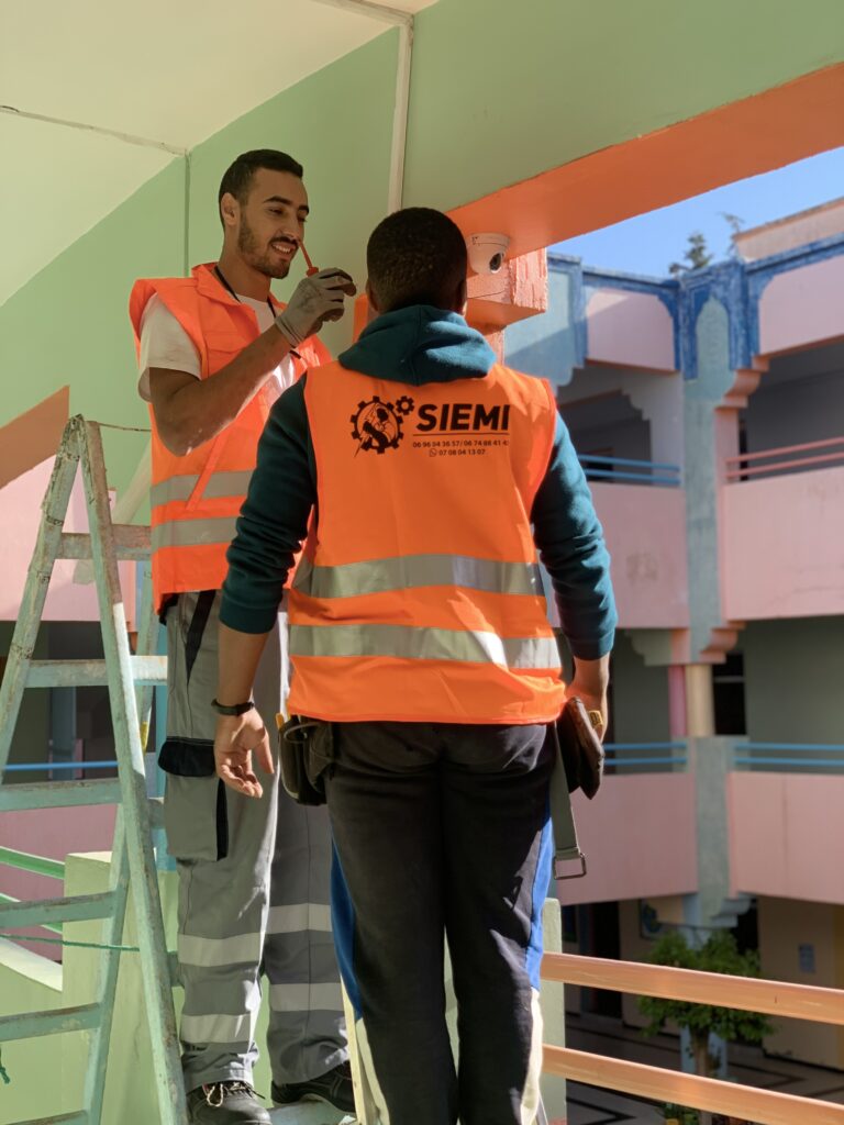 Installation des caméras de surveillance - portfolio - 0