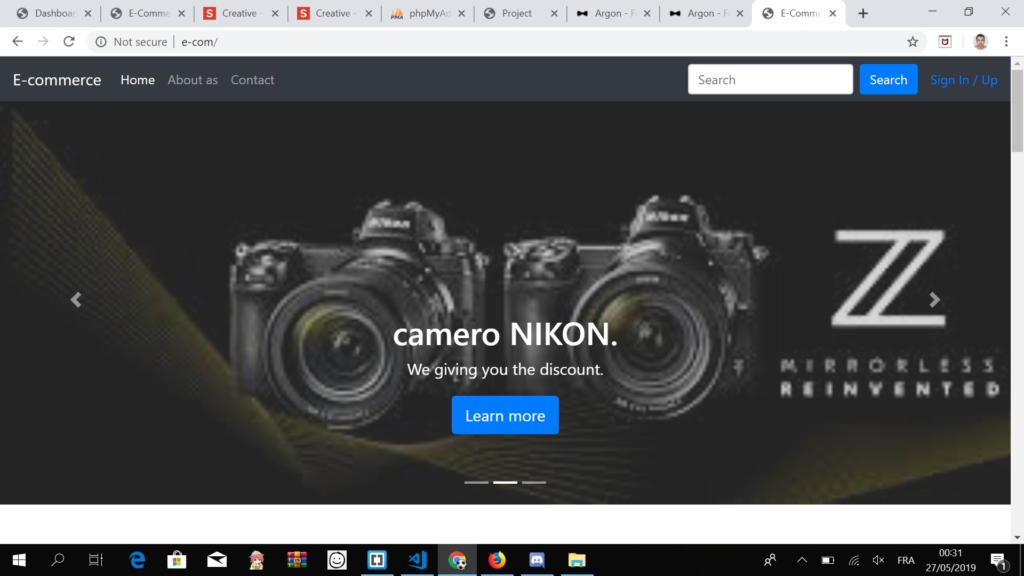 je vais heberger votre site web dans une seul jour - portfolio - 2