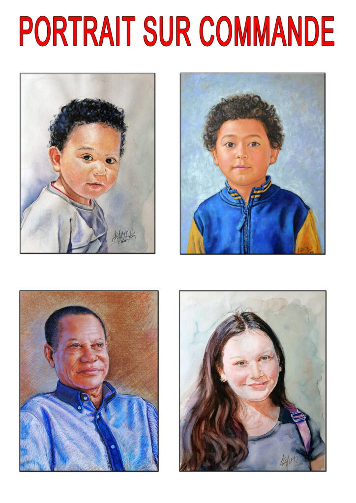 Je vous propose de réaliser un portrait dans la technique de votre choix d'après photo en aquarelle, en peinture à l'huile, en dessin, en pastel, ou a