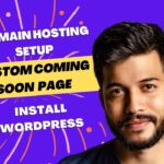 Je vais créer votre page coming soon ou la page de maintenance sur wordpress