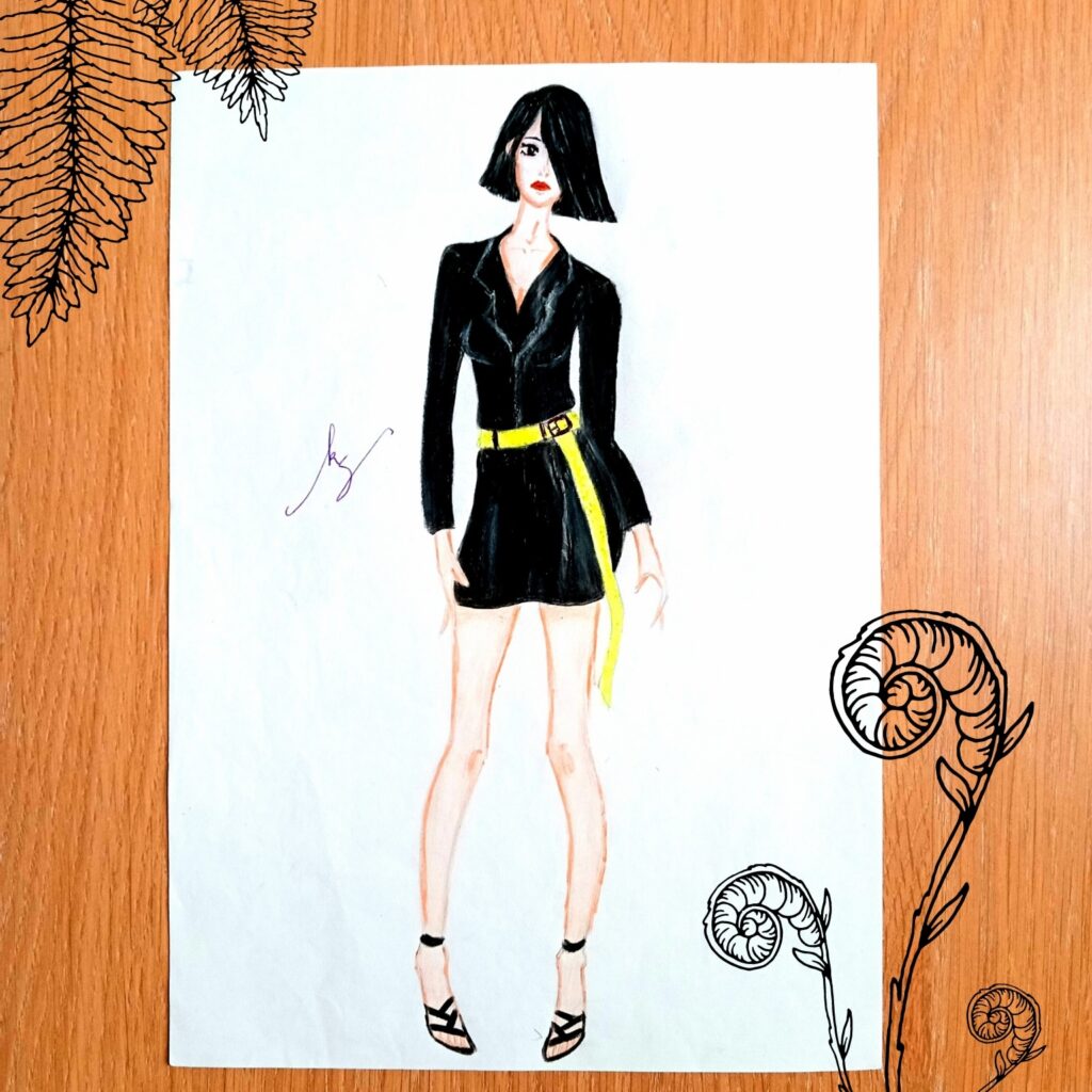 Je vais vous dessiner une illustration de mode pour femme ,homme et enfant - portfolio - 1