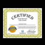 Life Coaching certificat