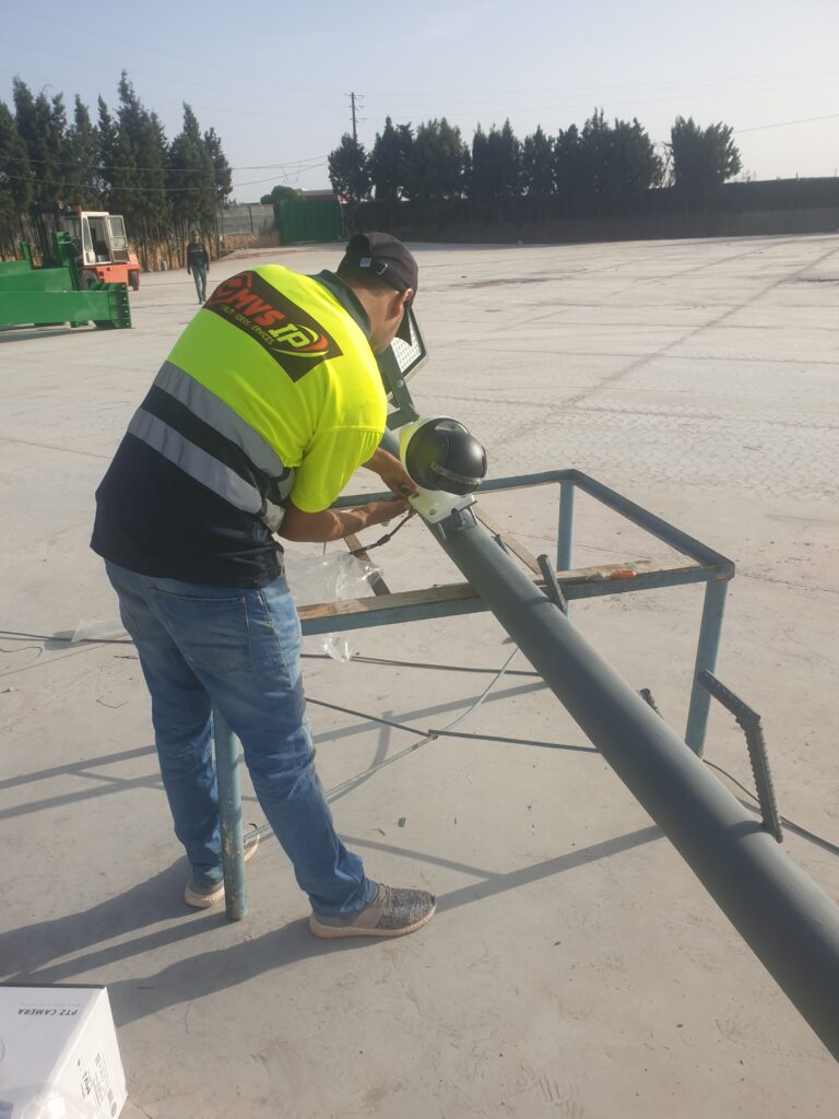 L'installation des camera , pointeuse, Gtp