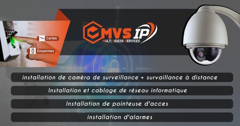 L'installation des camera , pointeuse, Gtp - portfolio - 1