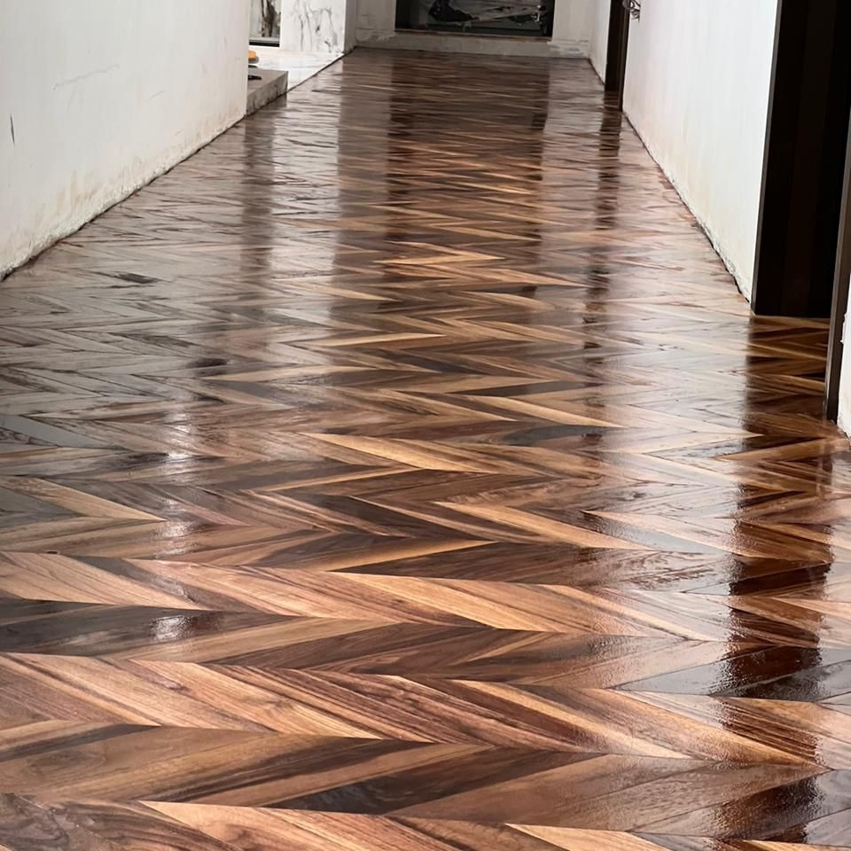 تركيب الأرضيات الخشبية بأنواعها Parquet - portfolio - 2