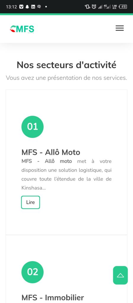 Création de site internet et application web - portfolio - 1