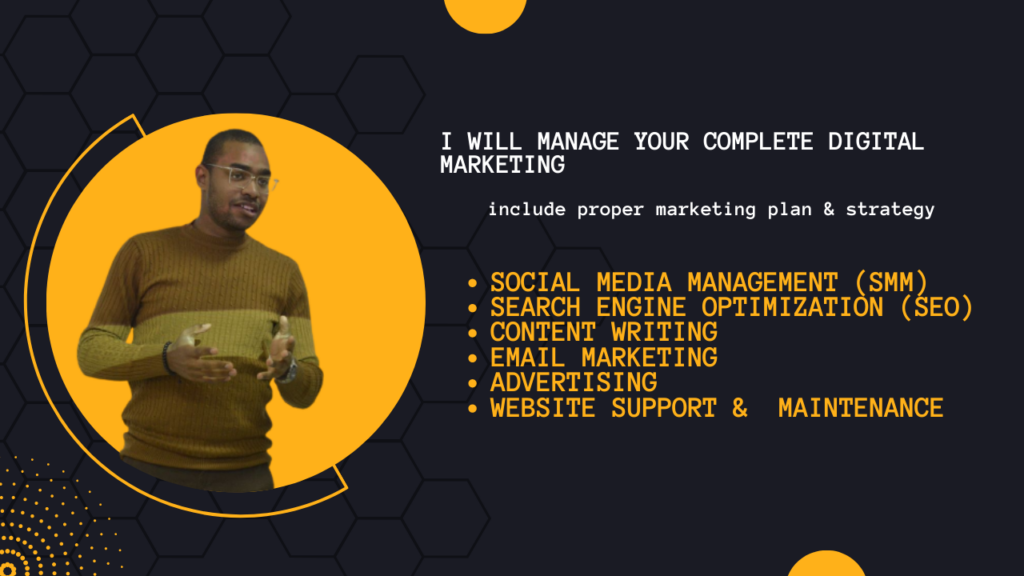I will manage your complete digital marketing and provide you with full support in 30 day - portfolio - 0