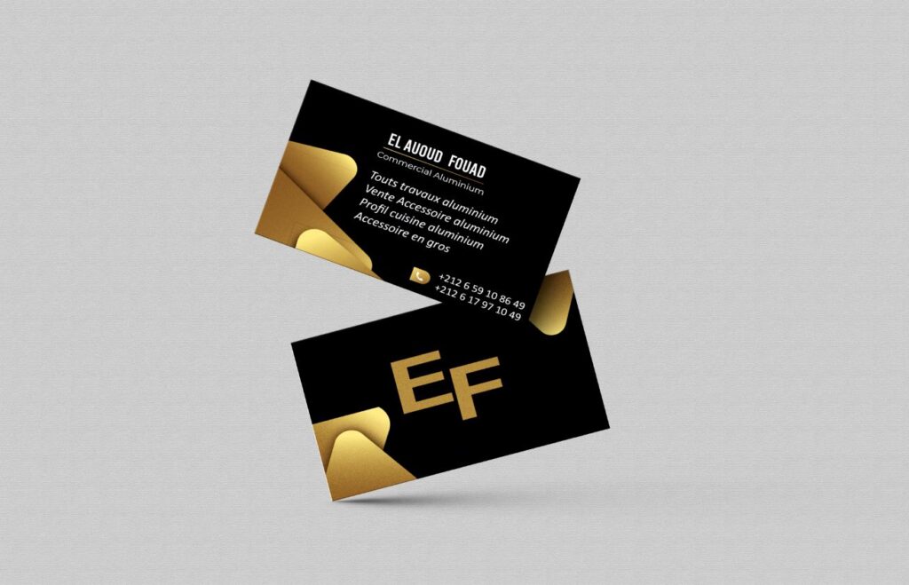 Création de cartes de visites - portfolio - 2