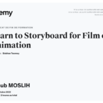 Certificat Storyboard for Film or Animation