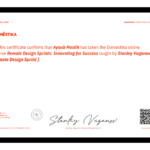 Certificat Remote Design Sprints