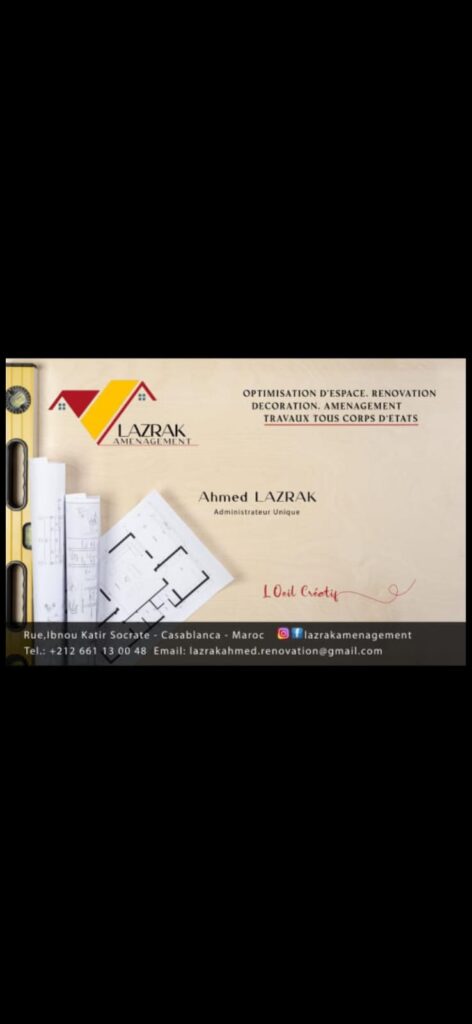 A lazrak amenagement - cover