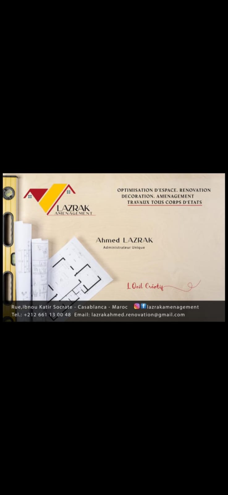 A lazrak amenagement - cover