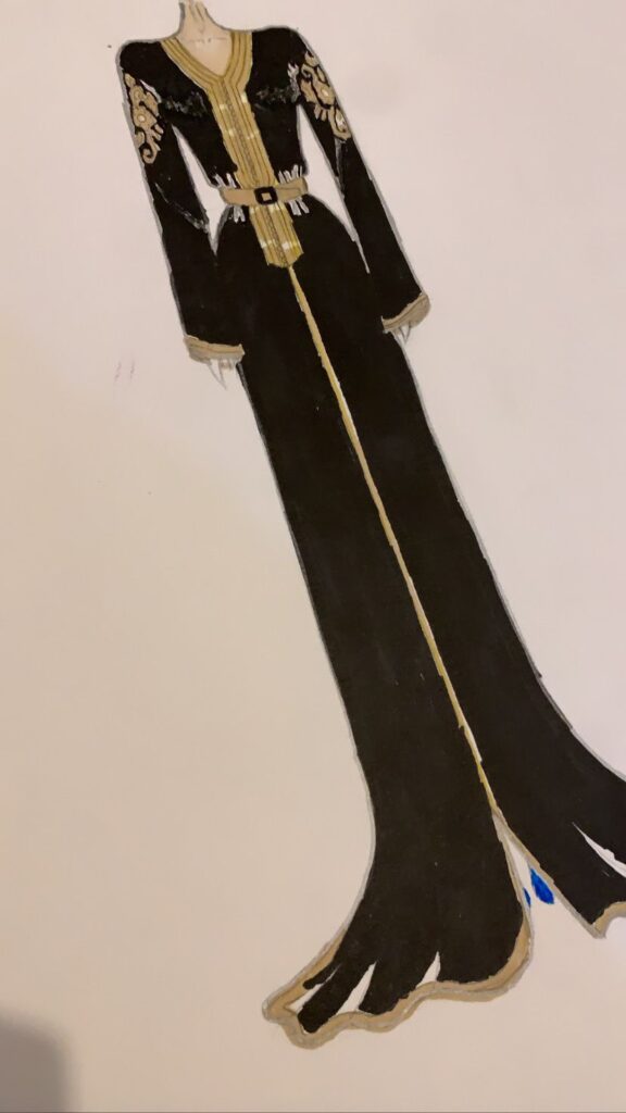 Creation et coupe des tenues traditionnelles marocaine - portfolio - 2