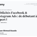 Certificat Udemy : Facebook & Instagram Ads