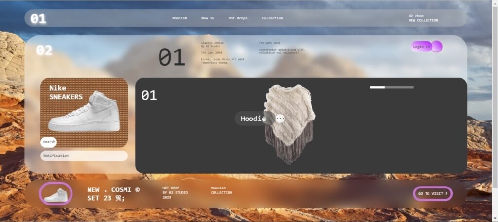 Création des Sites Web, Ui_Design - portfolio - 1