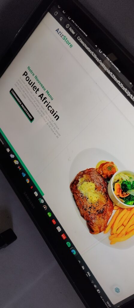 Je vais créé un site web comme vous le voulez avec vos propres actions et modifications parce que le site sera codé professionnellement en HTML et CSS - portfolio - 1