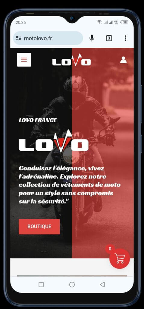 Création site E-commerce - portfolio - 0