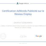 Certification Adwords Publicité sur le réseau display