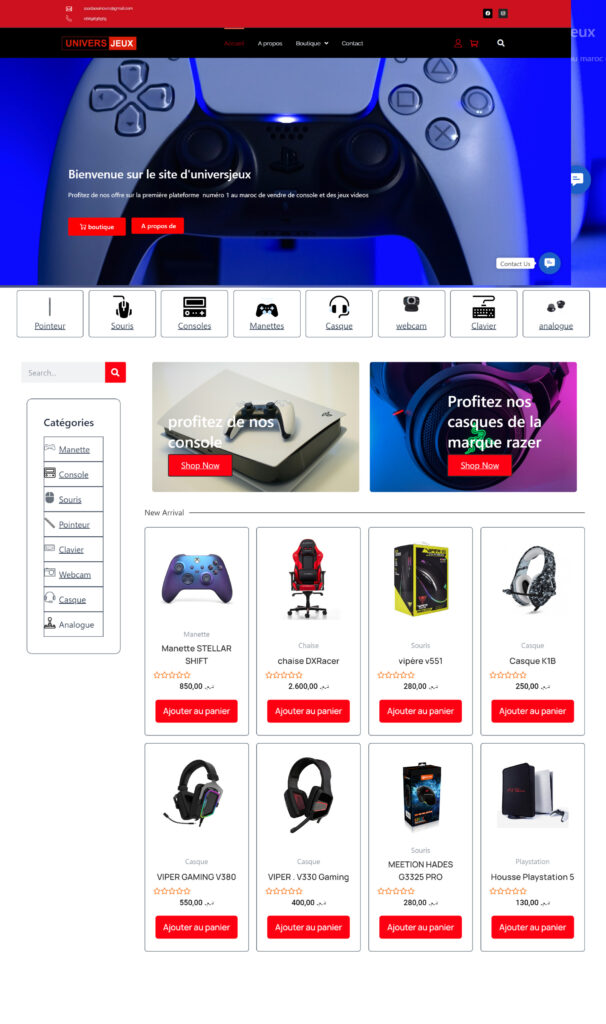 je vais vous créer un site e-commerce en 30 jours - portfolio - 1
