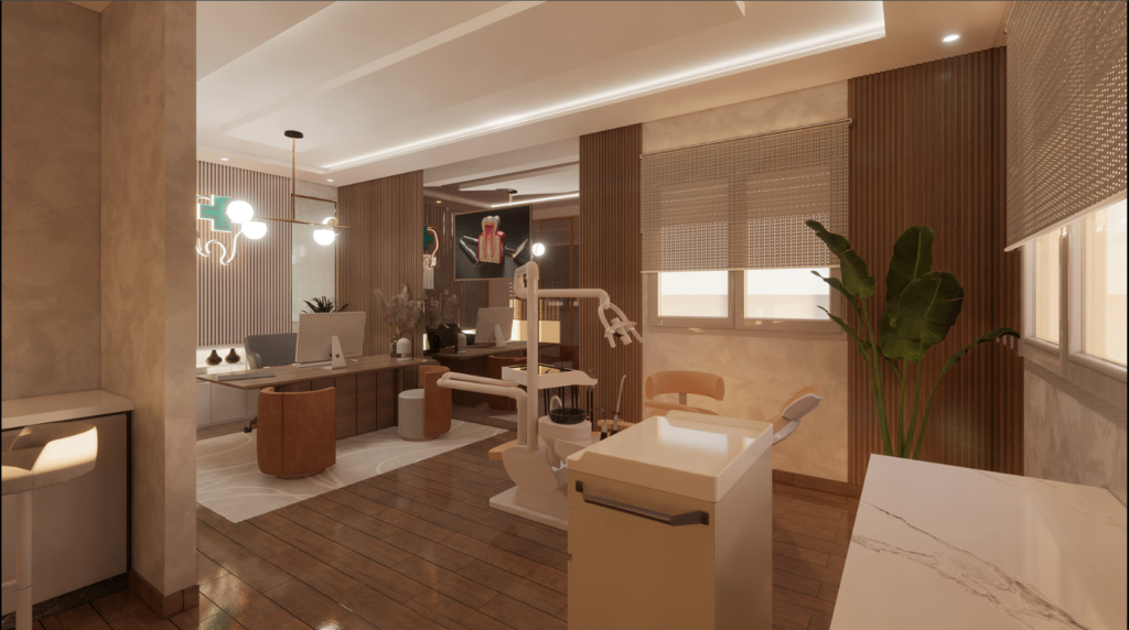 Cabinet dentaire 3D - portfolio - 1