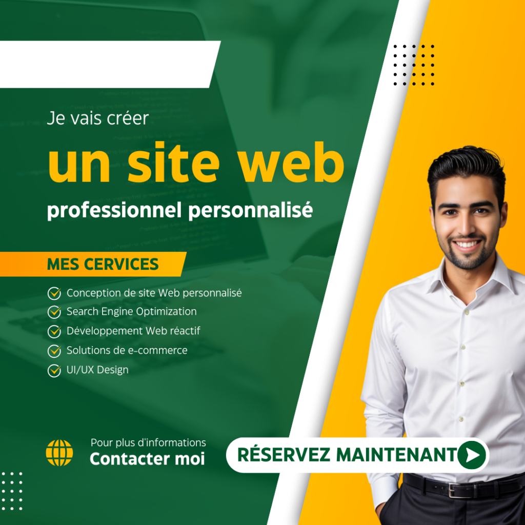 Création de site web personnalisé - portfolio - 0