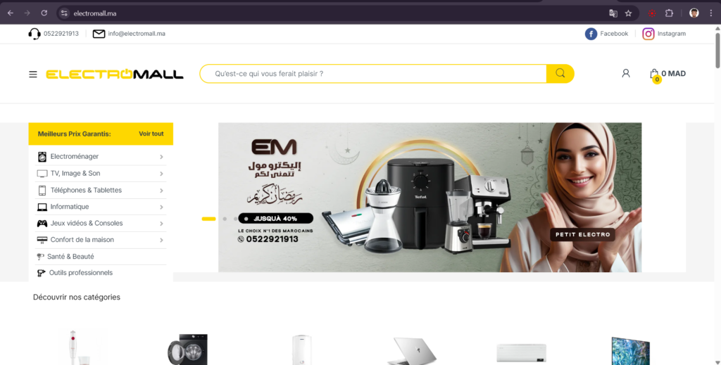 Creation e-commerce website wordpress  - portfolio - 0