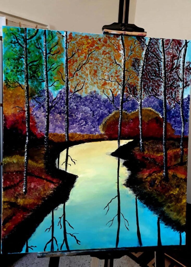 Offre 2 tableaux artistiques créatifs 100%handmade - portfolio - 1