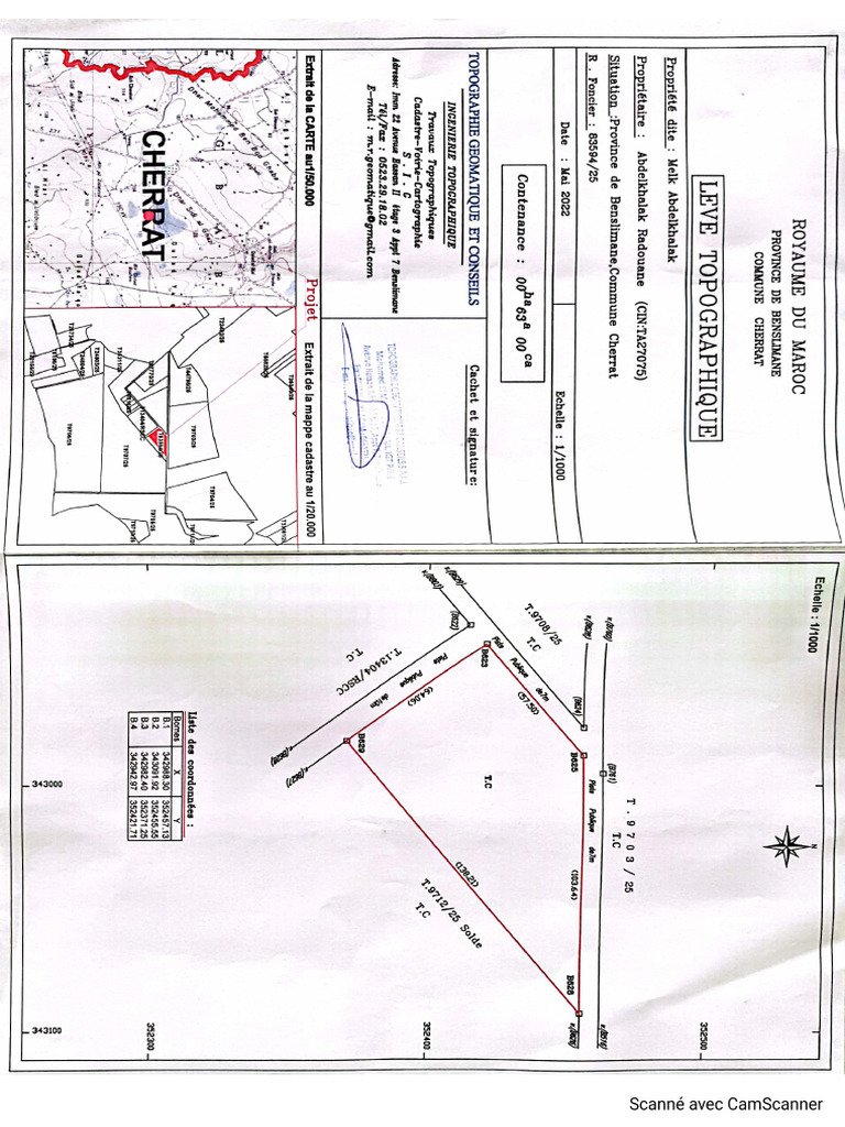 Dessinatrice topographe - portfolio - 1