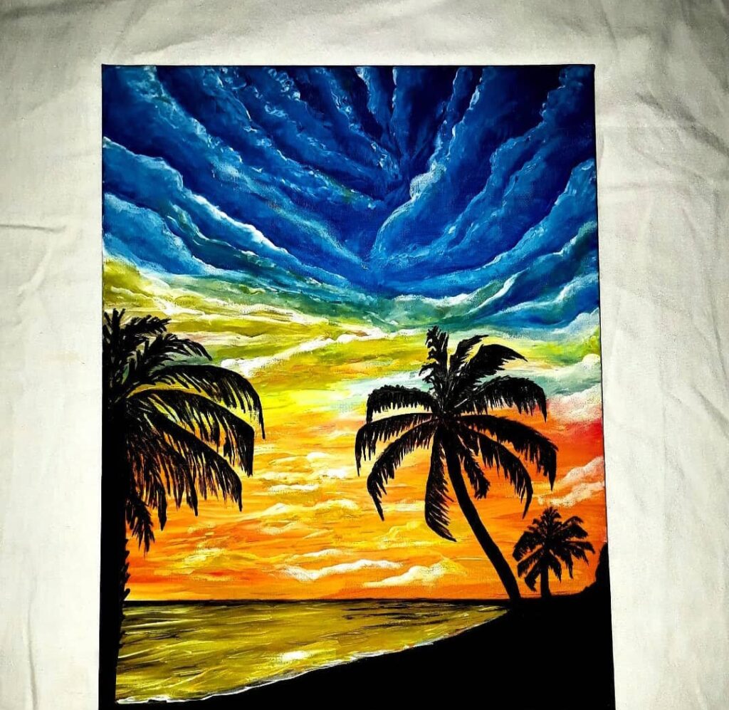 Offre 2 tableaux artistiques créatifs 100%handmade - portfolio - 0