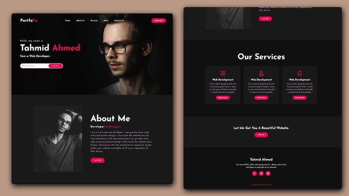 I will create a professional landing page for your business , or a professional portfolio for you in less than a week - portfolio - 1