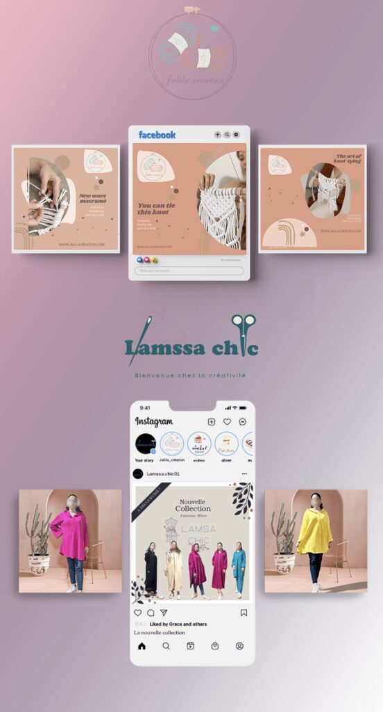 Design logo , design flyer , poste réseaux sociaux, carte visite , landing page , design application, montage réel - portfolio - 0