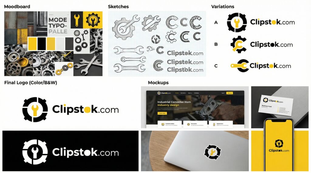 🚀 Création de Logo & Identité de Marque Complète - portfolio - 0