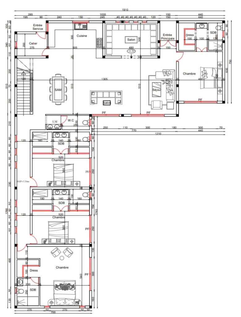 إعداد مخططات AutoCAD 2D احترافية بدقة عالية وخبرة 5 سنوات - portfolio - 0
