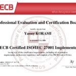 Certified ISO27001 Implementer
