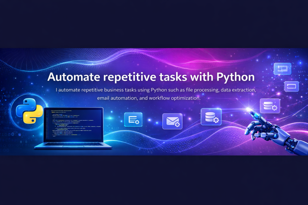 Automate repetitive tasks with Python - portfolio - 0