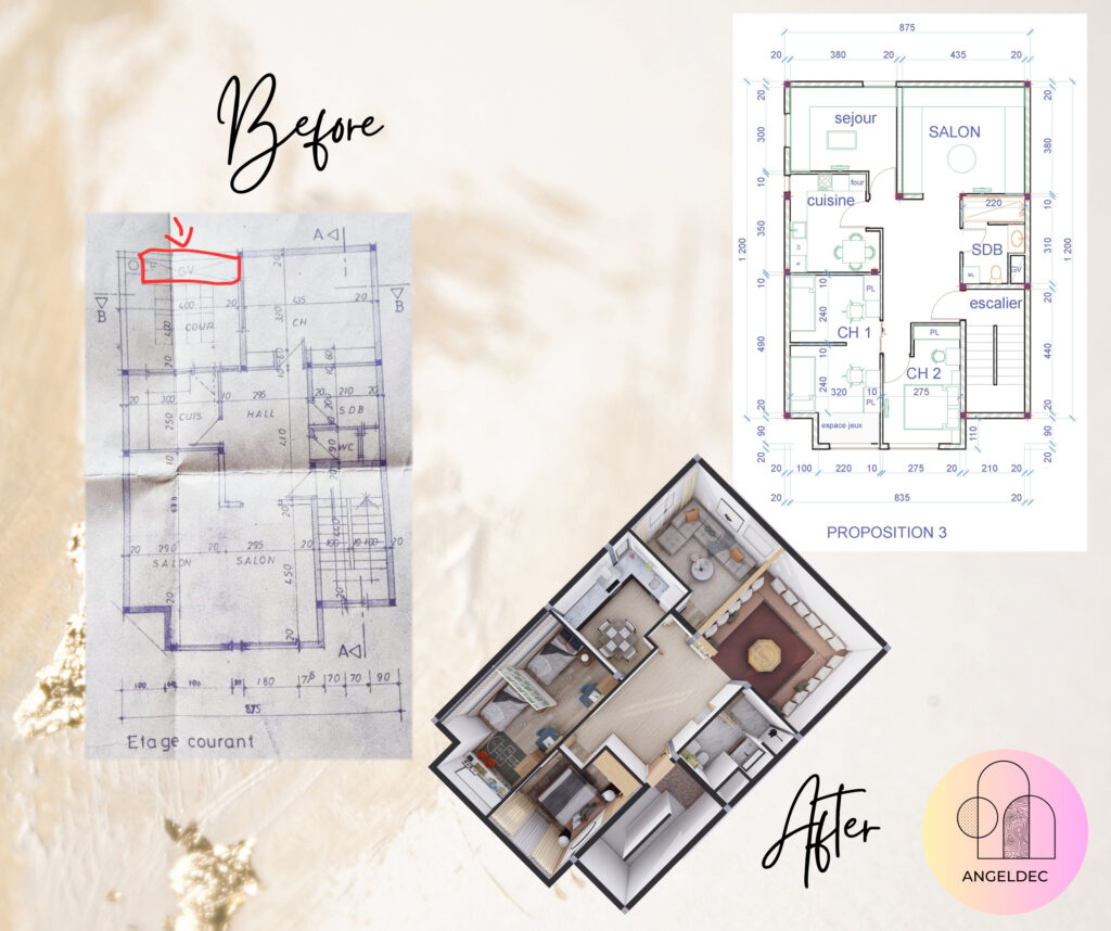 Offre de service – Conception 2D & 3D Architecture (Travail à distance) - portfolio - 1