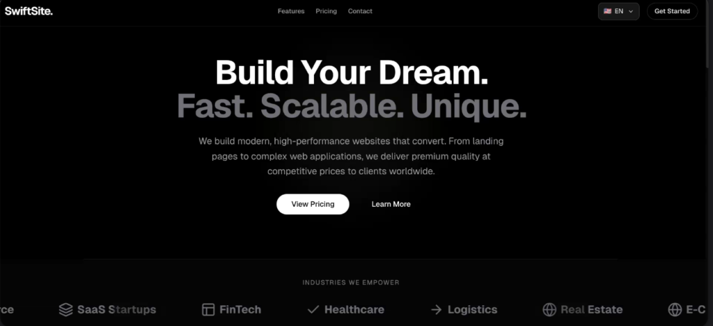 Création de boutique E-commerce Haute Performance - portfolio - 1
