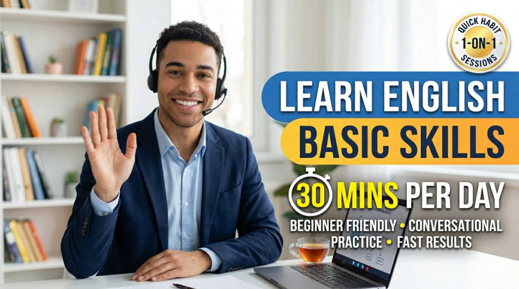 I will teach beginners English