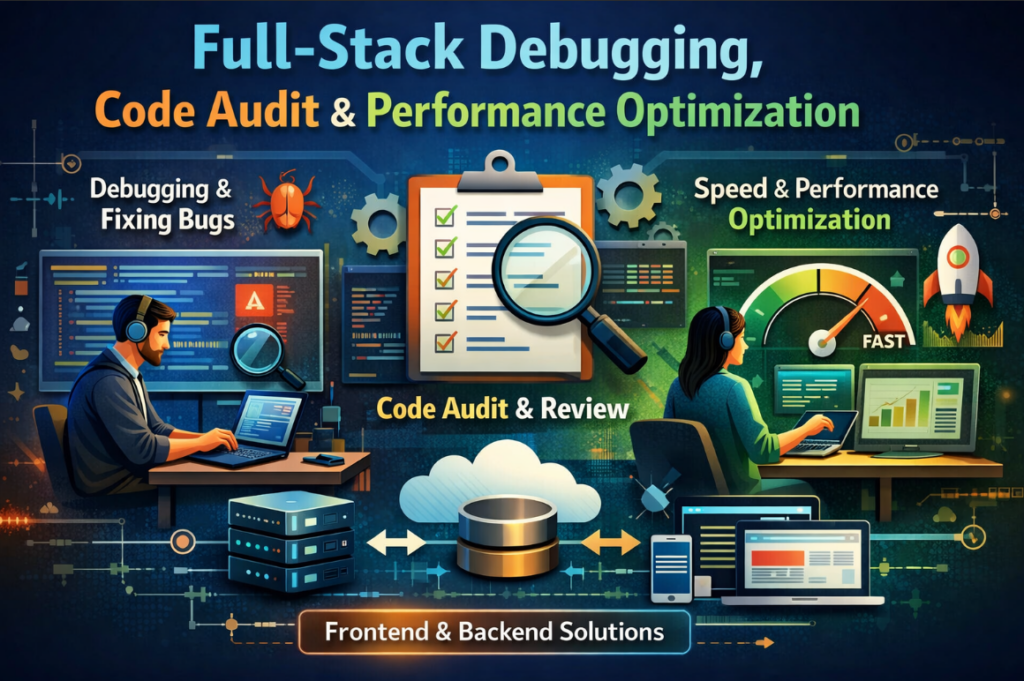 Full-Stack Debugging, Code Audit & Performance Optimization - portfolio - 0