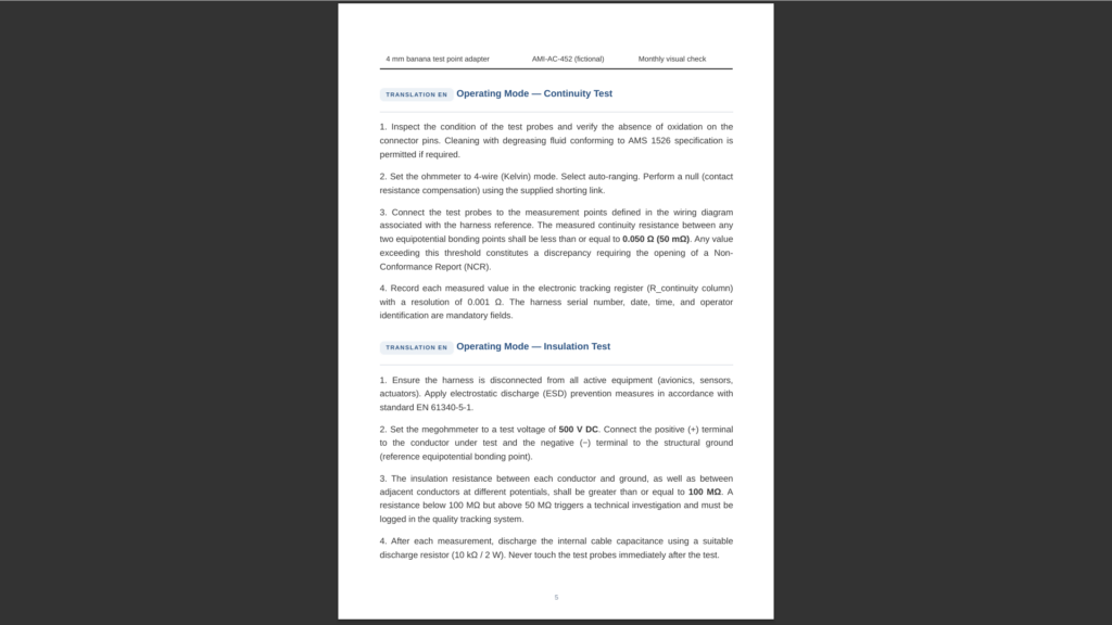 je traduis vos documents aéronautiques et qualité FR/AR/EN — Échantillon gratuit - portfolio - 1