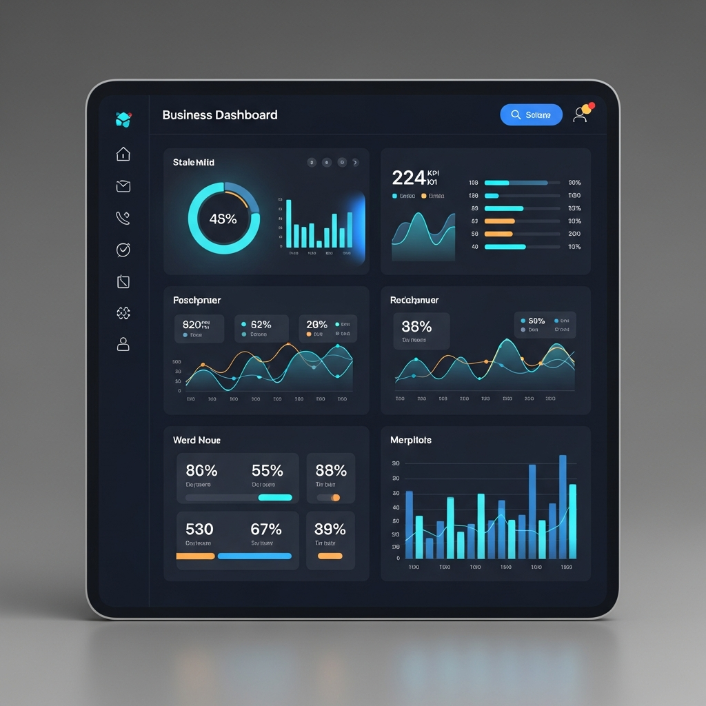 Custom Business Dashboards & Admin Panels - portfolio - 0