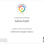 Certification Google Analytics