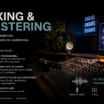 Je vais faire le mixage et le mastering de votre musique.
