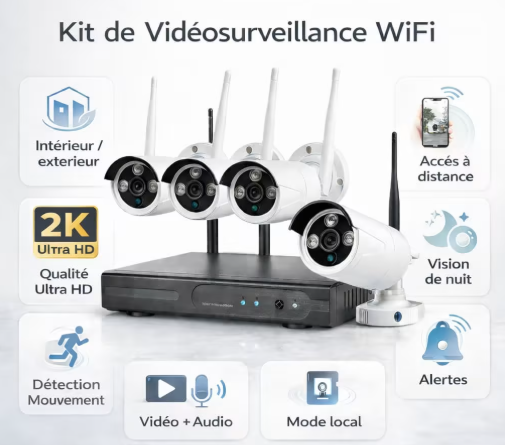 📹 Installation et Configuration de Caméras de Surveillance (IP & Wi-Fi) - portfolio - 1